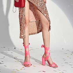 Trary Heels for Women, Hot Pink Heels, Womens