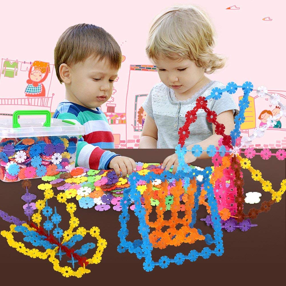 Bebe Puericulture Jeux De Construction Mant Vn Enfants 300 Pcs Blocs Briques Jeux De Construction Diy Emboitement En Plastique Disque Ensemble Jigsaw Puzzle 3d Jouet Educatif Creativite Cadeau De Noel Anniversaire Pour