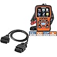 FOXWELL NT301 Plus 2 IN1 OBD2 Scanner Battery Tester with OBD Il 16Pin Male to Female Diagnostic Extension Convert Cable Adapter 1m/39inch