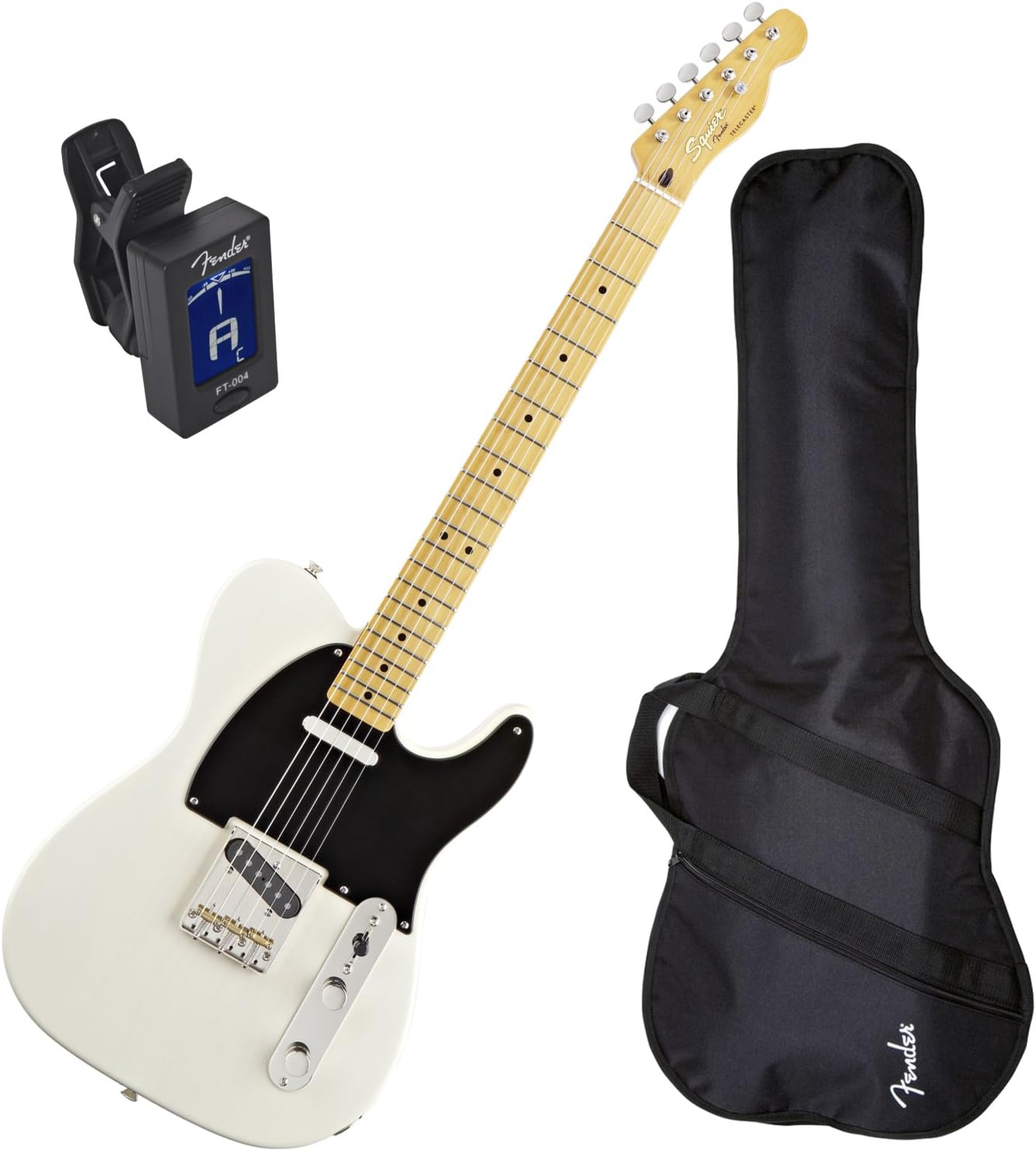 Amazon Com Squier Classic Vibe Telecaster 50s Vintage Blonde Maple W Fender Gig Bag And Tuner Musical Instruments