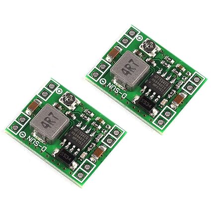 Dzs Elec 2pcs Mp1584en Mini 3a Dc Dc Buck Converter 4 5v 28v To 0 8v 20v Adjustable Voltage Regulator 24v 12v 9v To 12v 5v 3 3v Step Down Power Module - 