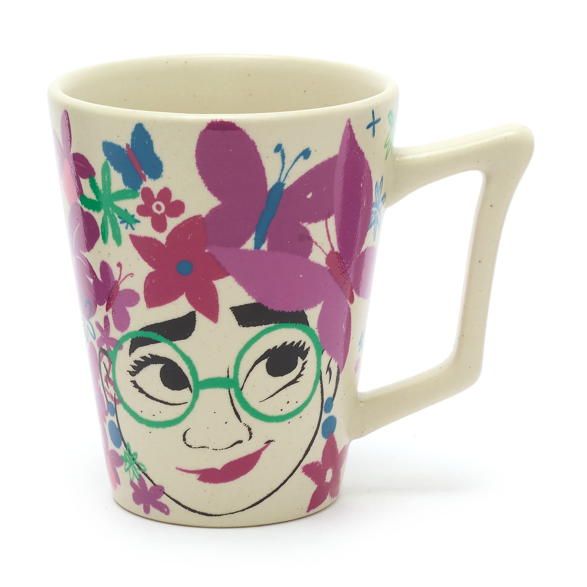 Disney Store Official Mirabel Madrigal Mug, 340ml, Encanto, Stoneware Drinking Cup with Stylised Character Artwork, Microwave and Dishwasher Safe