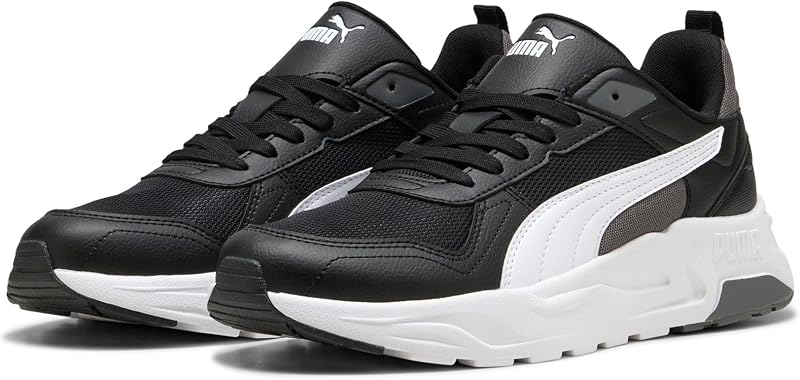 Trinity 2 LT - Scarpe da Ginnastica Unisex, Puma Black-Puma White-Cool Dark Gray,