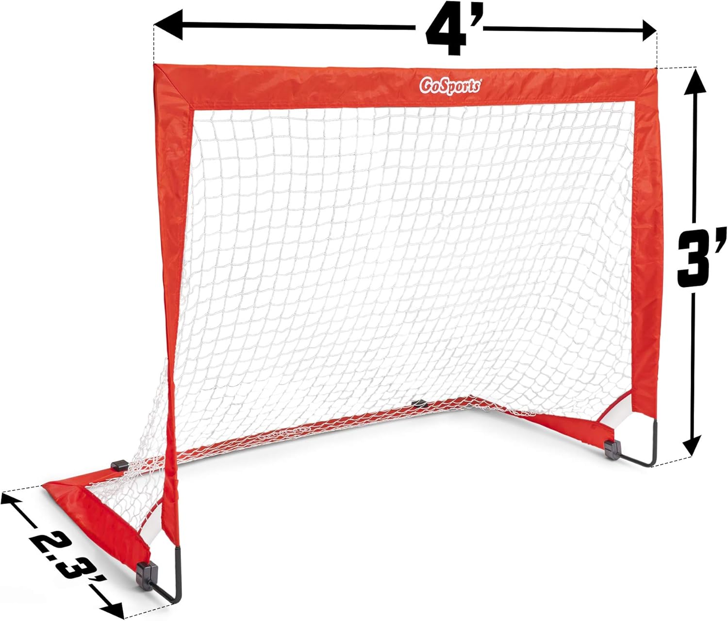 GoSports Hockey Street Set - Includes Pop-Up Goal and 2 Hockey Sticks with 2 Hockey Street Balls : Sports & Outdoors