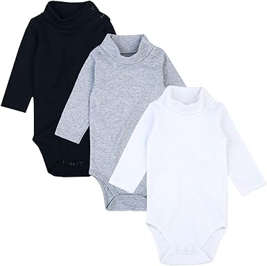 baby black turtleneck bodysuit