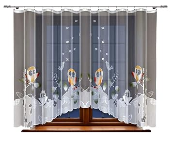 Amazon De Haft Gardine Store Vorhang Transparent Weiss