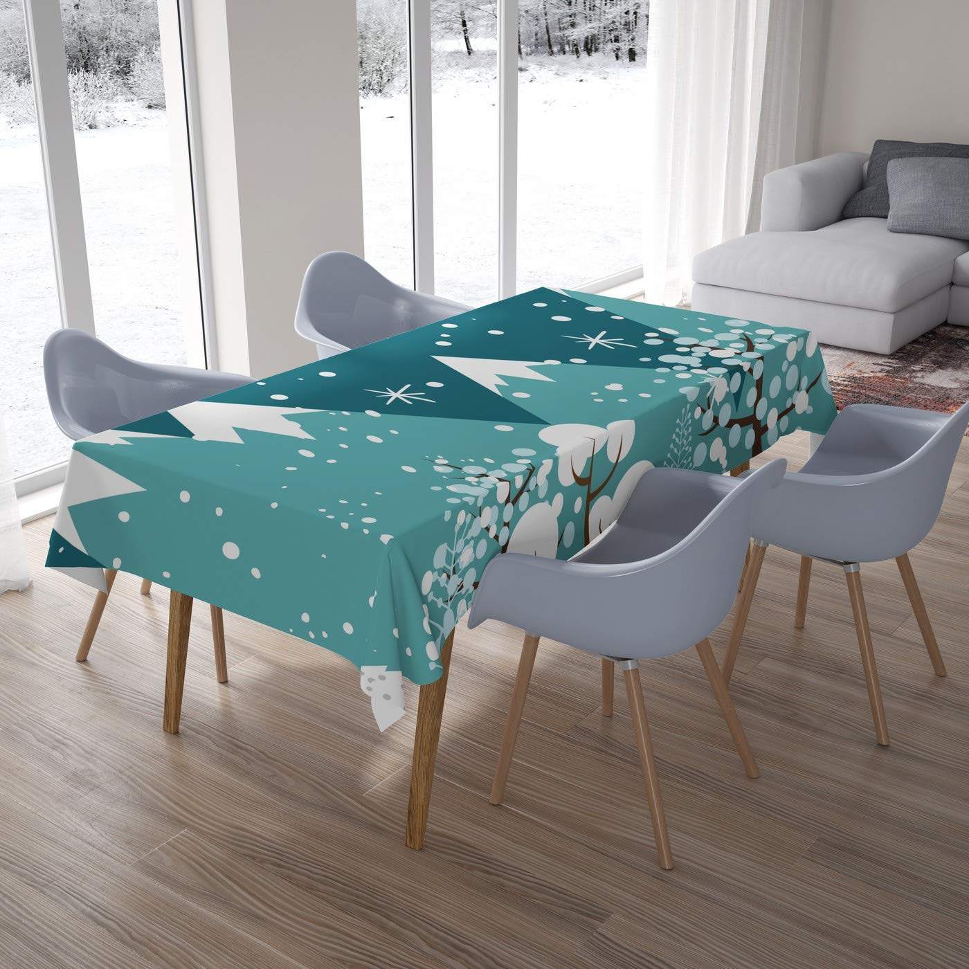Bonamaison Kitchen Decoration, Tablecloth, 140cm x 200cm - Designed and Manufactured in Turkey