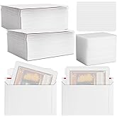 Faccito 200 Pcs Trading Card Shipping Set 4 x 6'' Trading Card Protector and Envelopes Bulk for Mailing, Additional Defend Supplies (Original)