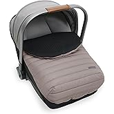 Little Unicorn Winter Car Seat Cover | Premium Insulated Fabric | Universal Fit & Easy to Install | Travel Bag Included (Mushroom)