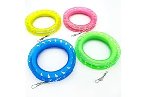 Kaiciuss Hoop Kite Set for Kids - Spool, Handle & 300 Feet Line for Each Kite Reel Winder