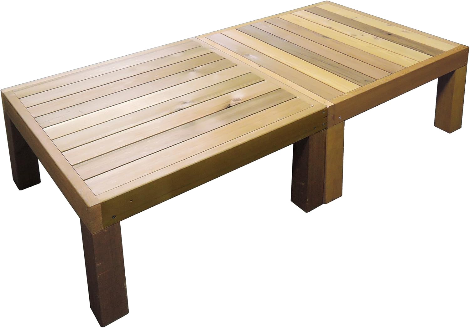 ガーデンガーデン 日本製 高耐候性 レッドシダー ウッドデッキ キット 縁台風セット 無塗装モデル 91cm 1cm カナダ産米杉 Rd Yp90x2 Na ウッドデッキ Amazon