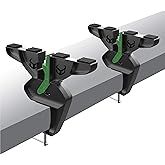 Demon Ski and Snowboard Ultra Vise for Tuning, Repair and Waxing, No Slip Vice Grips with Horizontal and Vertical Working Positions, Magnetic Tool Holder and Secure Board Grip Center Arm (Pair)