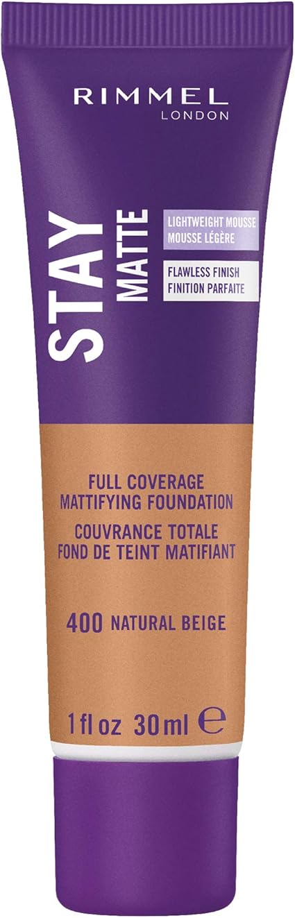 rimmel stay matte foundation natural beige