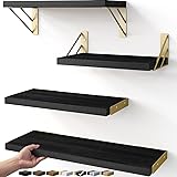 BAYKA Floating Shelves for Bedroom Decor, Wall