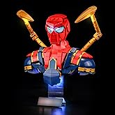 LIGHTAILING Light for Lego-76326 Iron Spider-Man Bust - Led Lighting Kit Compatible with Lego Building Blocks Model - NOT Inc
