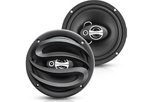 Seventour 6.5" 3-Way Car Door Speakers (Pair),300 Watts max Power, Full Range,Tweeters,Coaxial,Enhanced Sound,High-Efficiency
