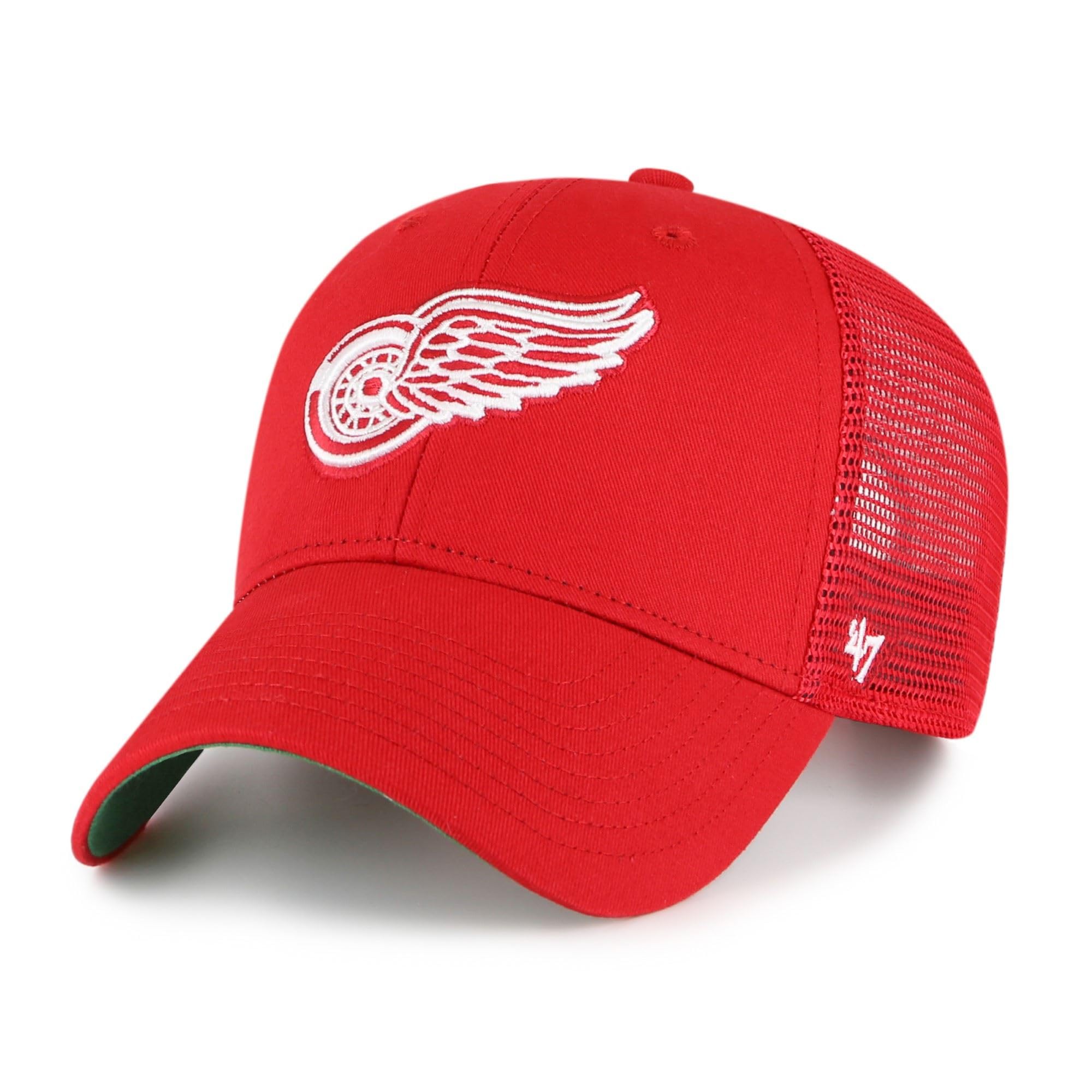 47 Detroit Red Wings NHL Most Value P. Branson Red Adjustable Trucker Cap