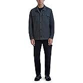 Karl Lagerfeld Mens Long Sleeve Heathered Shirt Jacket