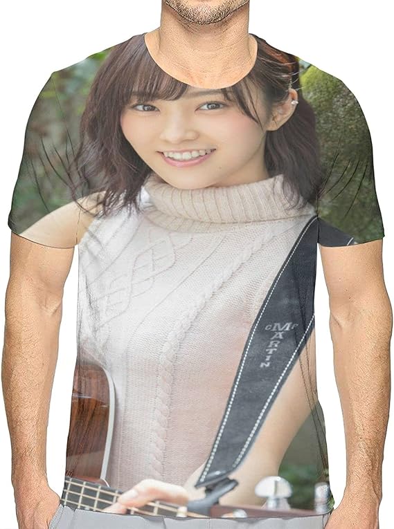 Amazon Co Jp 新品 メンズプリント半袖t山本彩 やまもとさやか 男女兼用 3d プリント カジュアル カップル 半袖 青少年 夏服 面白い柄 派手 トップス 吸水速乾 Tシャツ 柔らかい 快適 スリムフィット ティーシャツ 服 ファッション小物