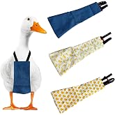 Duck Diapers for Pet Ducks 3 Pack, Small Chicken Diapers for Hens Rooster | Cute Pet Diaper with Bow Tie, Adjustable Strap, Easy to Put On, Feather-Friendly, Reusable &amp; Machine Washable Poultry Nappies