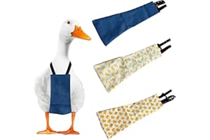 UKJENT Chicken Diapers for Hens - 3 Pack Duck Diapers for Pet Ducks, Adjustable Pet Diaper for Hen Rooster, Reusable & Washable Poultry Nappies(L)