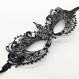 IRYNA 2 Pcs Black Lace Venetian Carnival Masks - Women Half Face Masquerade view 7