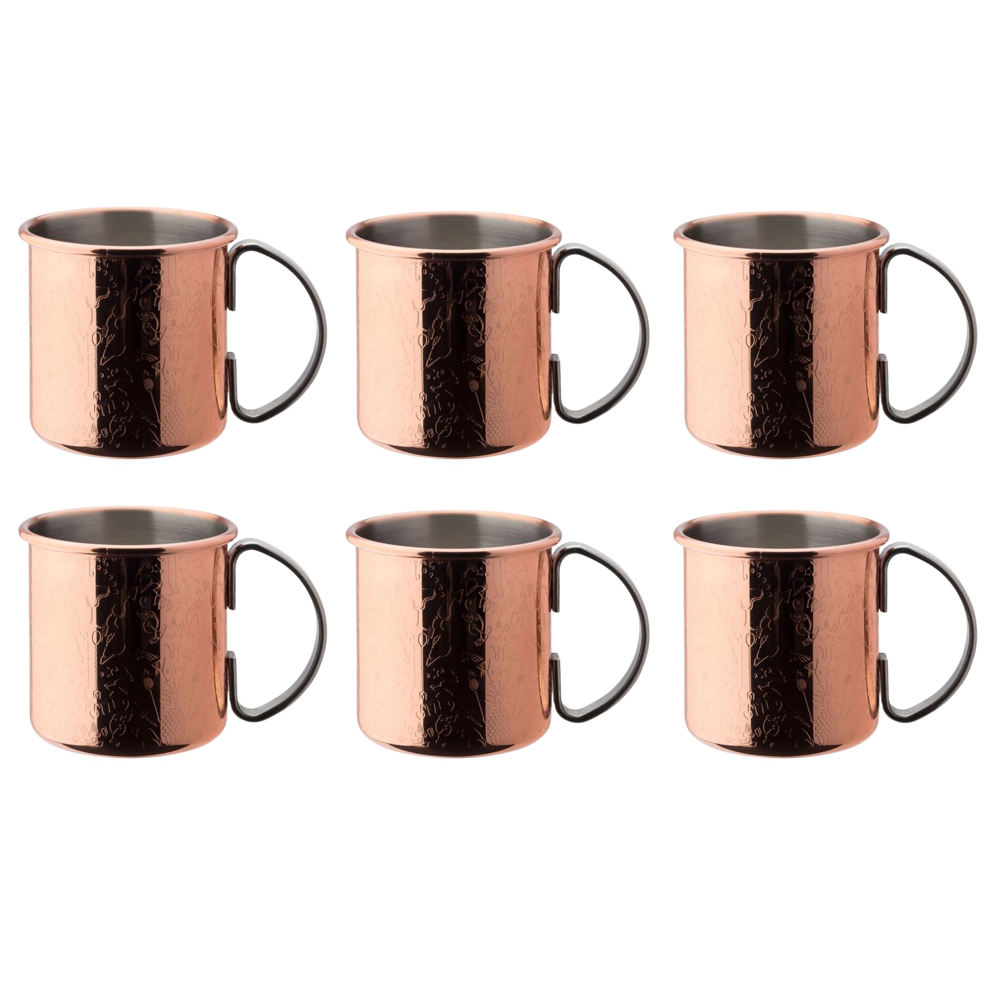 Utopia Chased Copper Mug 17oz/480ml, Pack of 6