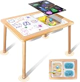 TERRAMUS Multifunctional Sensory Table with 3 Storage Bins 22mm Wood view 8