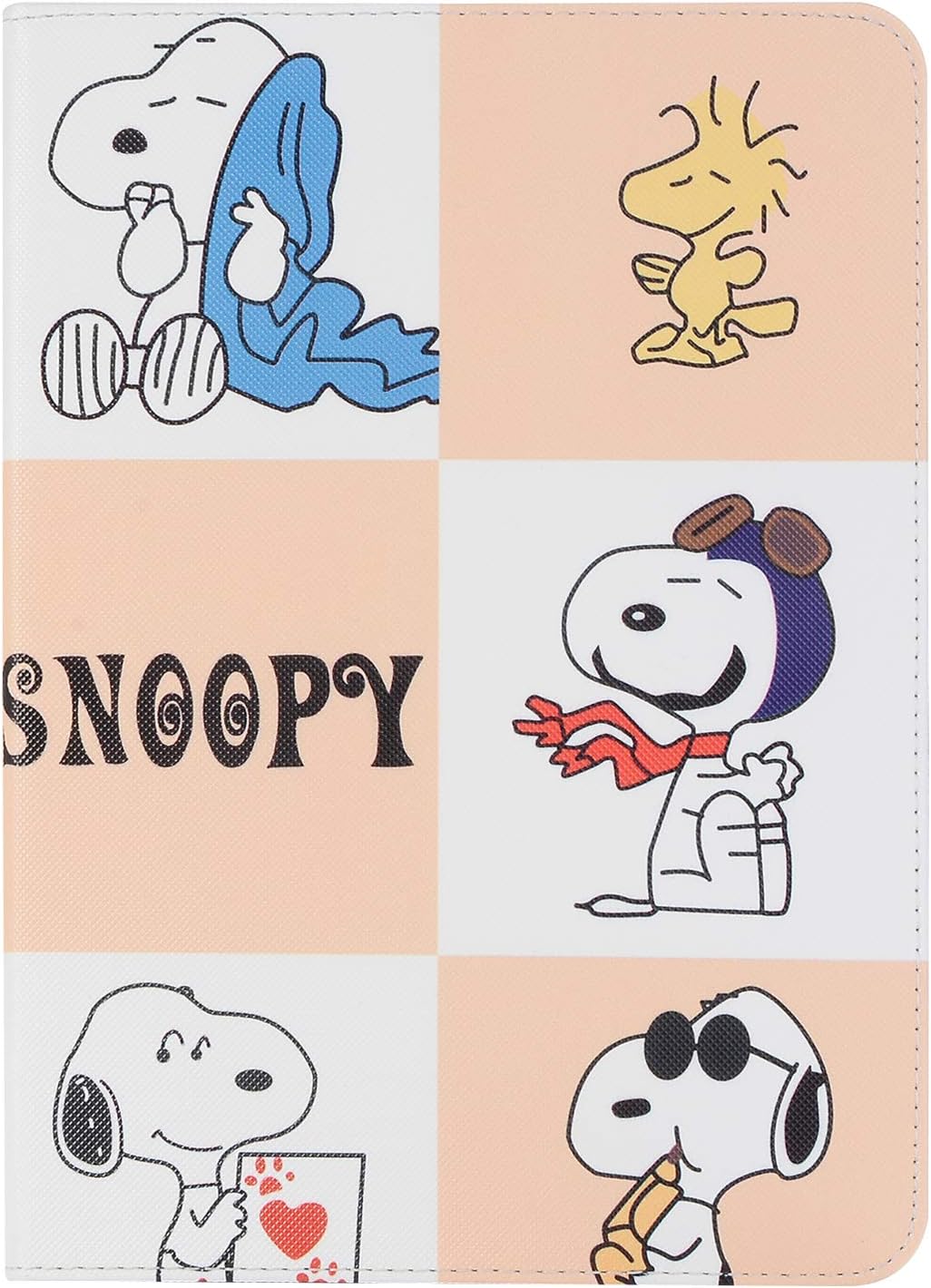 Zakao Snoopy Case for iPad Pro 11" 2018, Pretty Cute Cartoon Flip Folio Smart Case with [Auto Sleep/Wake] Protective PU Leather Cover,Kawaii Animated Fashion Gift for Kids Child Teens Girls (#05)