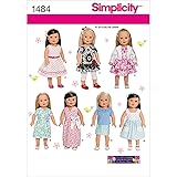 Simplicity 1484 Doll Clothes Sewing Patterns for