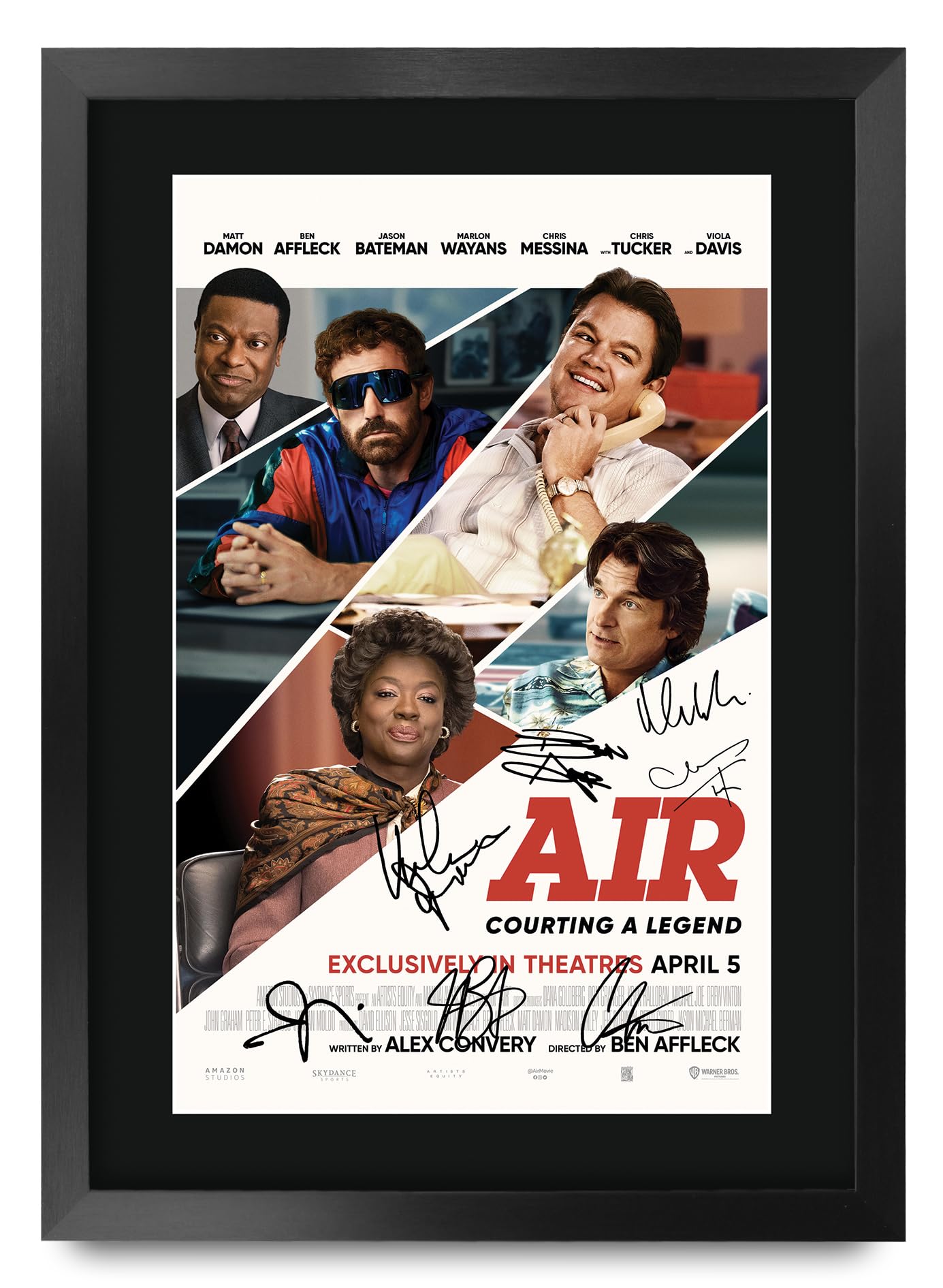 HWC Trading FR A3 Air Gifts Printed Poster Signed Autograph Picture for Movie Memorabilia Fans - A3 Framed