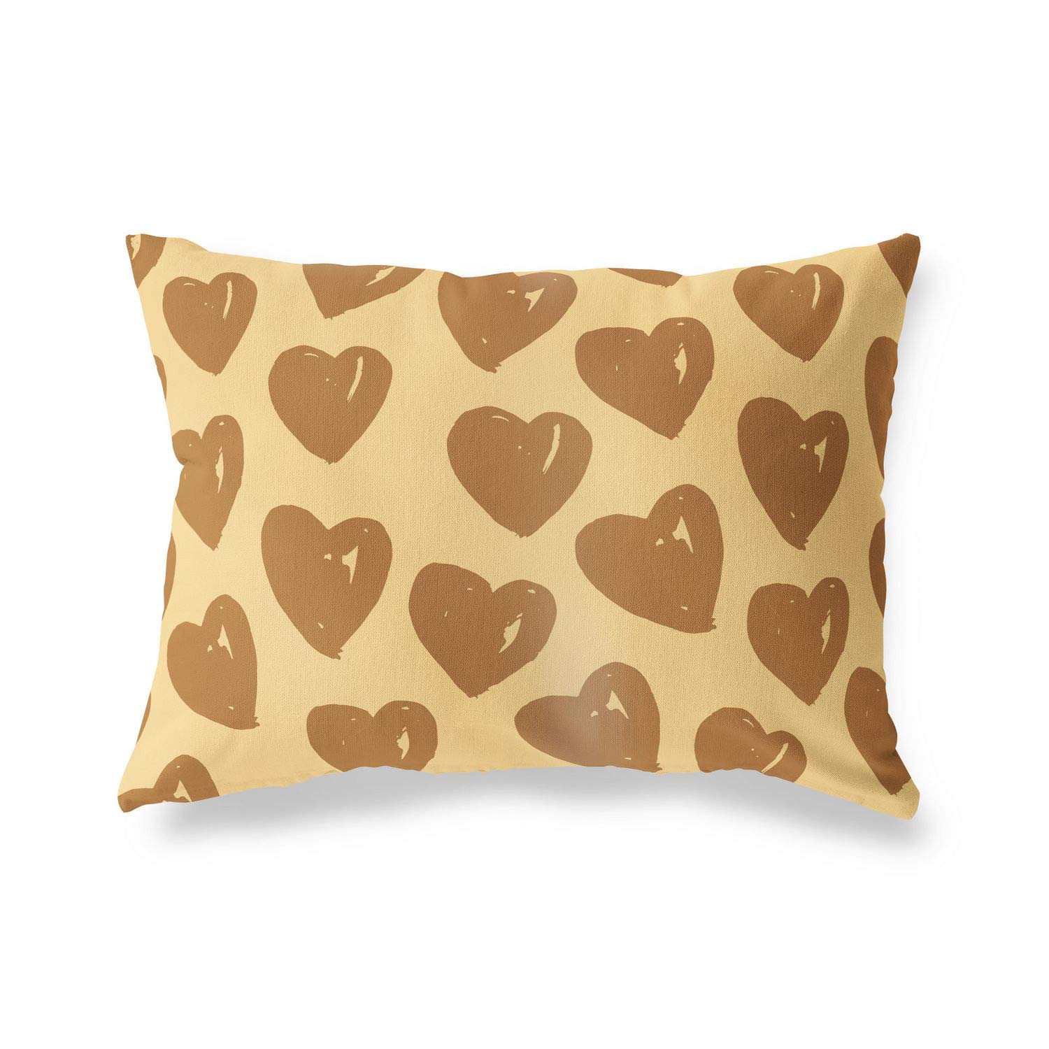 Bonamaison Decorative Cushion Cover Brown Tones, Throw Pillow Covers, Home Decorative Pillowcases for Livingroom, Sofa, Bedroom, Size:35x50 Cm - Designed and Manufactured in Turkey