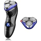 Limural Mens Electric Razors for Shaving, Electric Shavers for Men with Extra Replacement Blade LED Cordless Rechargeable Wet