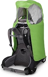 Osprey Poco Child Carrier Rain Cover Limon Green One Size OS view 1