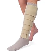 JOBST FarrowWrap Basic Gradient Compression Wraps 30-40 mmHg, Legpiece | Tan, Small, Tall, Adjustable, For Managing Swelling from Moderate to Severe Lymphedema or Chronic Venous Diseases