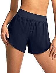 Soothfeel High Waisted Athletic Running Shorts for