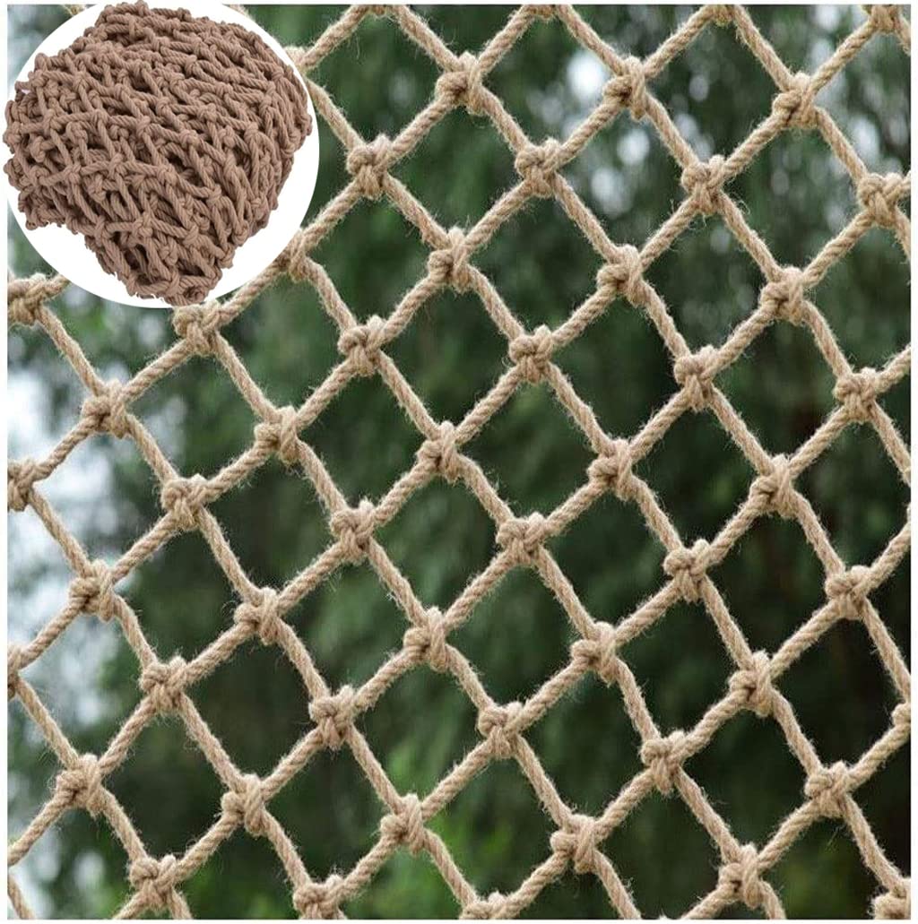 Photo 1 of Kacqihtu  Rope Net Kids Climbing Safety Net Child Safety Rope Netting Balcony Stairs Fence Garden Playground Protection Net Indoor & Outdoor Decor Rope Net