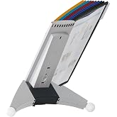 Durable Extension Set for Sherpa Reference System Assorted Colors | Fits 554200, 10 Double-Sided Panels, Letter-Size 8.5" x 11" Inches, Desk Reference Organizer Extension Set, Assorted Colors