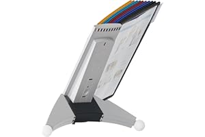 Durable Extension Set for SHERPA Design Reference System with 10 Double-Sided Panels - Letter-Size 8.5" x 11" Inches - Assorted Colors - Desk Reference Organizer