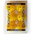 LIV PICKL Pickleballs | 26 Holes | Indoor | Soft Court | High Visibility and Good Balance | Official Size & Weight - Durable - Consistent Bounce