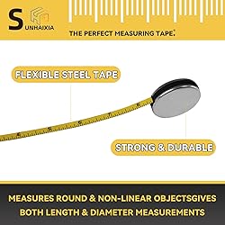 Pi Diameter Circumference Tape Measure - Imperial
