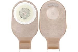 AGTHYUVE 10 PCS Colostomy Bags, Ostomy Supplies, Drainable One-Piece Ostomy Pouches for Ileostomy Care, 15-60mm Cut-to-Fit, Leak-Proof & Skin-Friendly for Daily Comfort