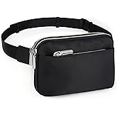 UTO Fanny Pack for Women Crossbody Trendy Fashion Belt Purse Chest Waist Hip Bumbag for Outdoor Shopping Travel Hiking