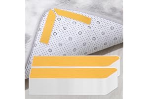 POCALAND 40PCS Rug Pads Grippers, Non Slip Elongated trapezoidal Rug Tape Grippers for Area Rugs and Hardwood & Tile Floors, Non Slip Rug Pads Tape - Removable, Residue Free, Strong Adhesive
