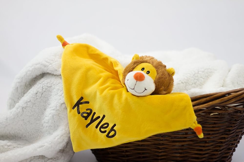 Amazon.com: Personalized Lion Security Blanket: Handmade