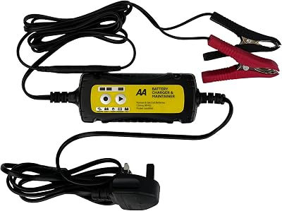 AA AA4956 Car Battery Charger Maintainer 6V/12V 1.5A UK Plug IP65