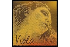 Pirastro Evah Pirazzi Gold 4/4 Viola, String Set with Rope-Core C String, Medium Gauge Premium Strings, Fine Flexible Synthet