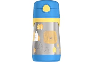 THERMOS Vacuum Insulated Stainless Steel 10oz SS Vac Insulated Hydration Bottle - Bears