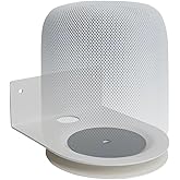 Fbyuitap Metal Wall Mount Compatible with Homepod 2nd gen., Wall Mount Bracket Accessories Compatible with Homepod 2,Wall Stand Cable Management White