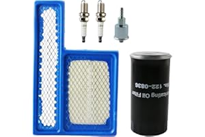 PACEWALKER Tune Up Kit 122-0836 Oil Filter 140-3116 Air Filter & Fuel Filter with Spark Plug Compatible With Onan RV QG Generators 5500 7000 RV Generators HGJAA HGJAB HGJAC-Oil Change Kit